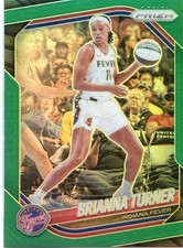 2025 Panini Prizm WNBA Green Prizm NO. 105 Brianna Turner, Indiana Fever