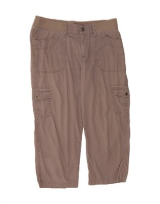 LEE Womens Relaxed Fit Cargo Trousers US 12 Large W32 L22 Grey Cotton TX12