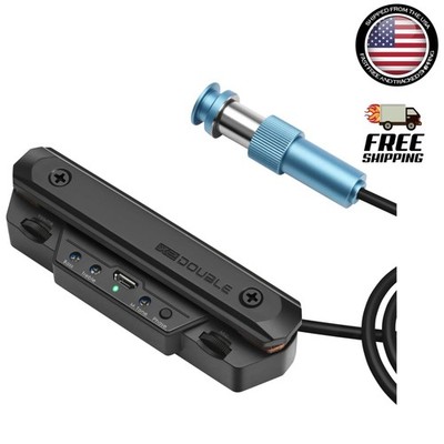 Active Soundhole Guitar Pickup with Adjustable Volume and Tone Controls