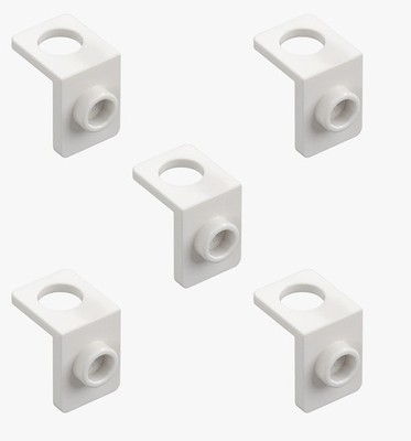 5 New LEGO White Minifigure Neck Bracket with Back Stud gray minifig mini figure
