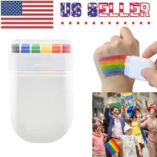 Face Body Paint Pride Rainbow Makeup Supplies Face Painting Crayons 6 Colors