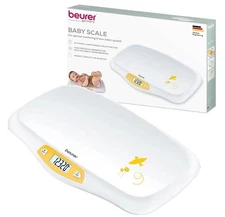 Beurer BY80 Digital Baby Scale, Infant Scale for Weighing Pounds, Ounces New OB