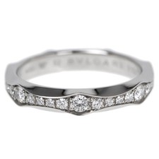 BVLGARI Infinite Band Ring diamond Pt950 US 6 P0044474