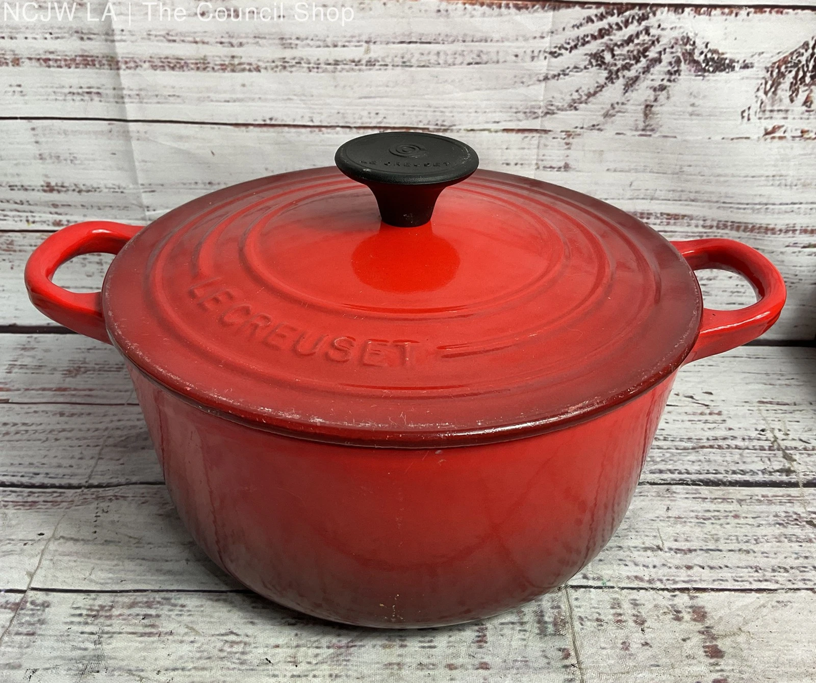 Le Creuset 18 Signature Enameled Cast Iron Round 2 QT Dutch Oven Cherry