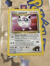 Pokemon Card Erika's Jigglypuff Gym Challenge Common 69/132 Near Mint