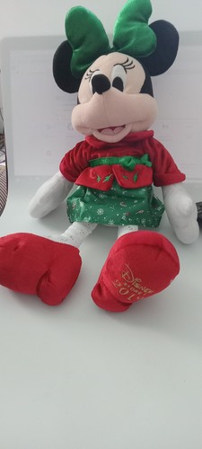 DISNEY Store Plush CHRISTMAS 2019 Minnie Mouse 17" Htf Clean