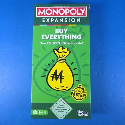 Monopoly Buy Everything Expansion Hasbro **(Classic Monopoly Required)**