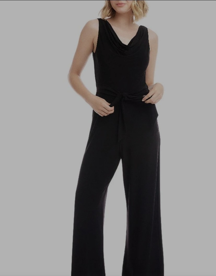 Black Womens Tall  Jumpsuit