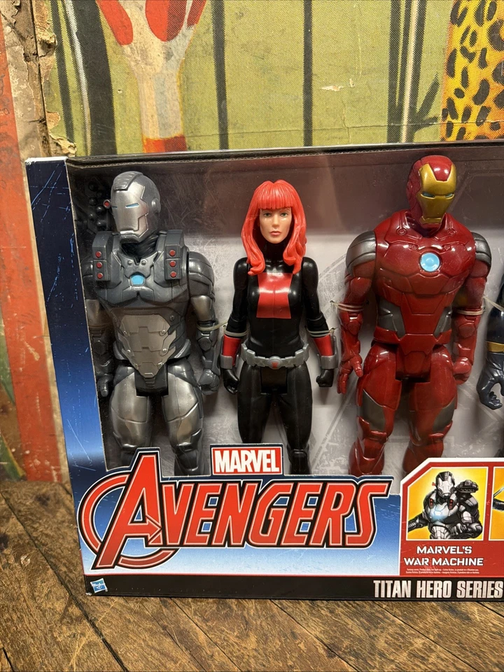 2015 Marvel Avengers Titan Hero Series paquete de figuras superhéroes cómics película Foto 3 de 4