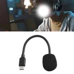 Compact USB C Microphone casque de jeu pour podcasteurs et créateurs de contenu