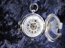 Aus Nachlass / sehr schöne Taschenuhr Uhr Mechanisch mit Kette /Römische Ziffern