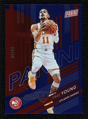 2024 Panini National Convention Blue 10/50 Trae Young #38 9o3