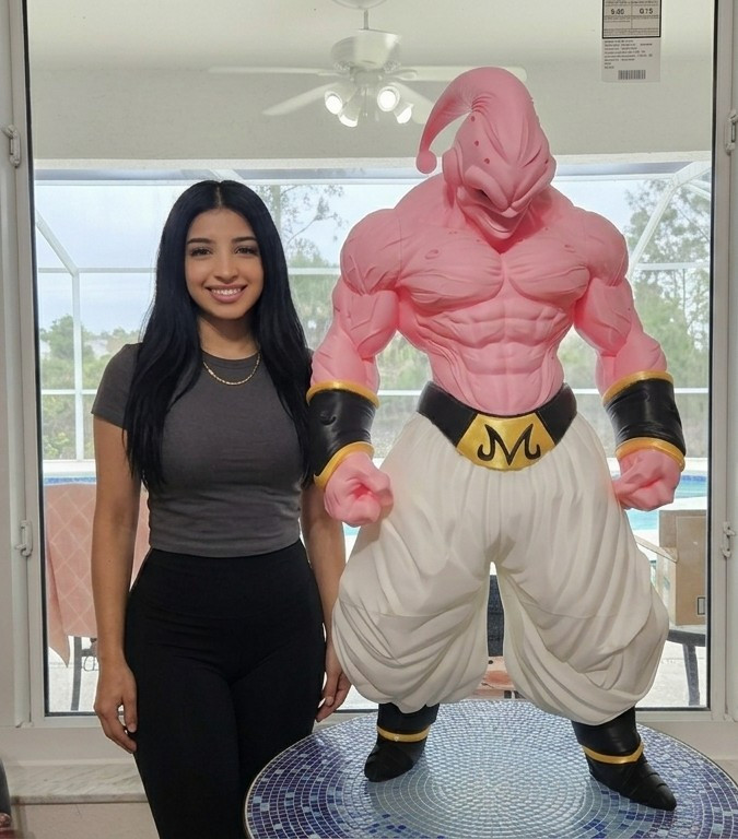 Estatua Majin Buu Dragon Ball Z tamaño real grande (3 tamaños) (10, 19, 32 pulgadas)
