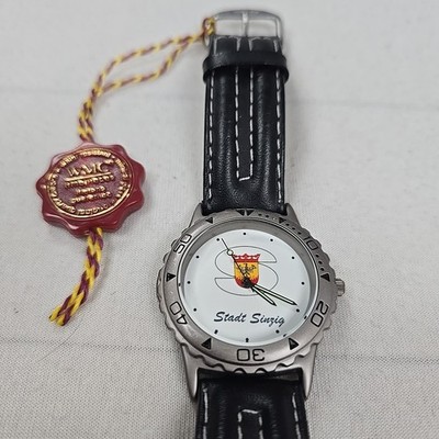 WMC Explorer Armbanduhr   Stadt Sinzig   Quarz   Lederarmband   3 ATM