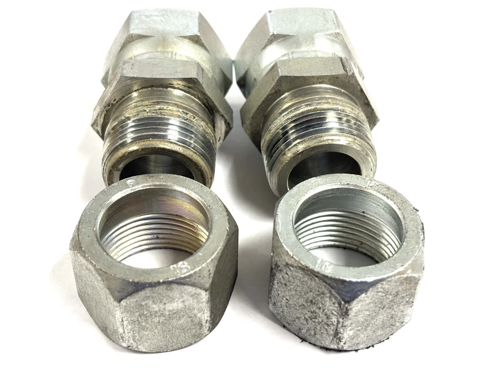 STRAIGHT CONNECTOR 1" NPT MALE TO 1" SWIVEL FEMALE 1404-16-16 P/N LOT OF 2 - Image 2 of 4