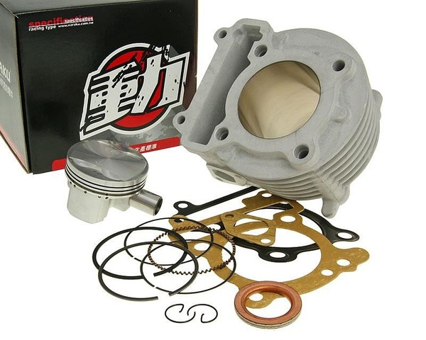 Zylinderkit Zylinder Kolben Naraku 155Ccm Alu FüR MBK Flame 125 X Yamaha BWS-image