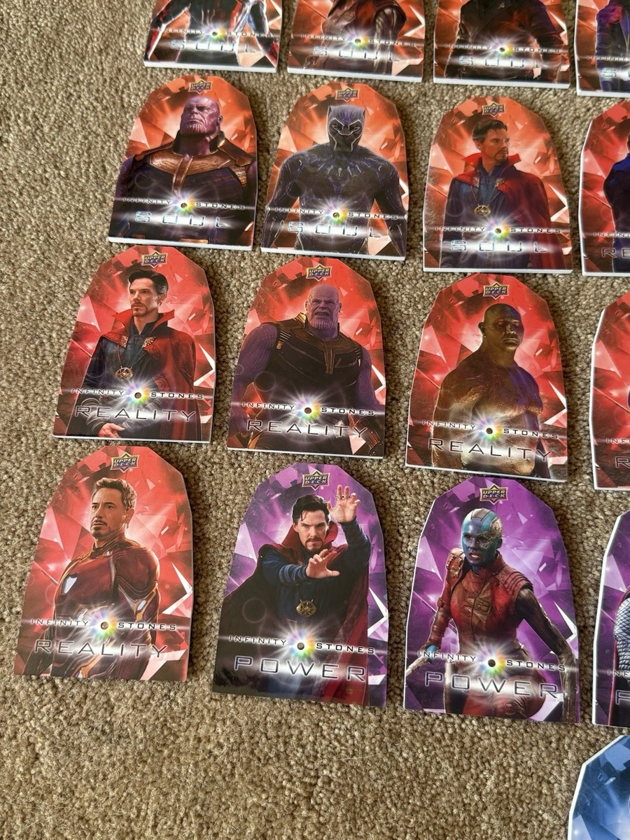 Marvel Avengers Infinity War Upper Deck Infinity Stones Lot /49