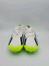 adidas Soccer X Crazyfast.3 Firm Ground Men's White/Core Black/Lucid Lemon Sz 7