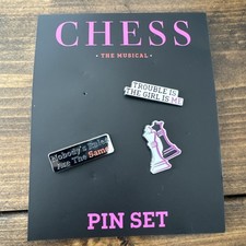 Chess The Musical Pin Set -3 of 4 Pins