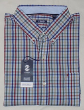 IZOD Men's All-Over Stretch Comfort  Performance Button-Down Pocket Shirts 2XL