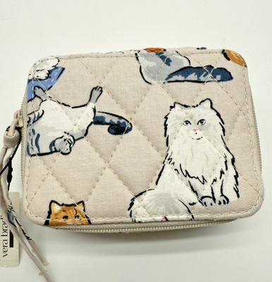 Vera Bradley Travel Pill Box A Cat's Life NWT #2 Exact