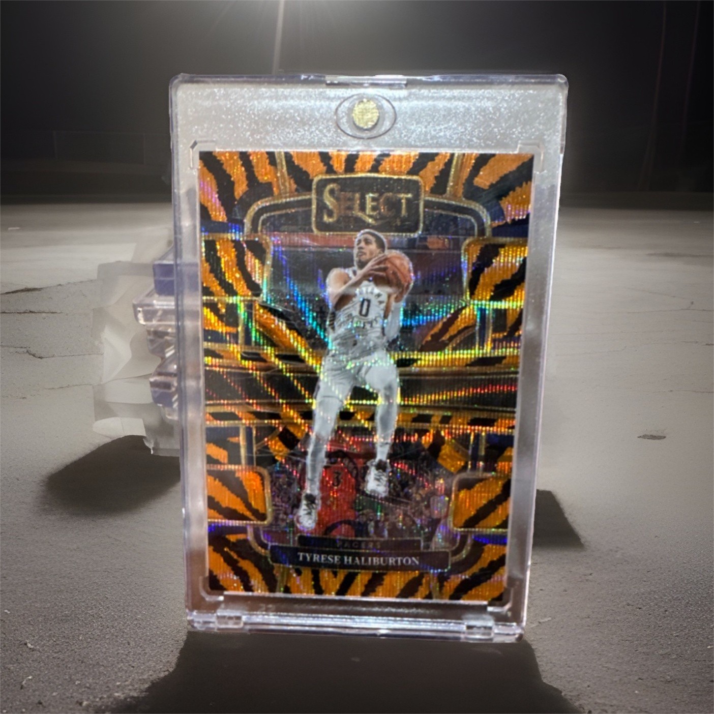 2023-24 Panini Select Tyrese Haliburton #29 Pacers Concourse Tiger Stripes
