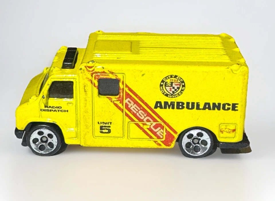 复古/1988/风火轮“救援任务”救护车/黄色/马来西亚 (B1) — 第 4/4 张图片