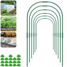 Greenhouse Hoops Grow Tunnel Kits Steel Greenhouse Support Hoop Frame DIY Garden
