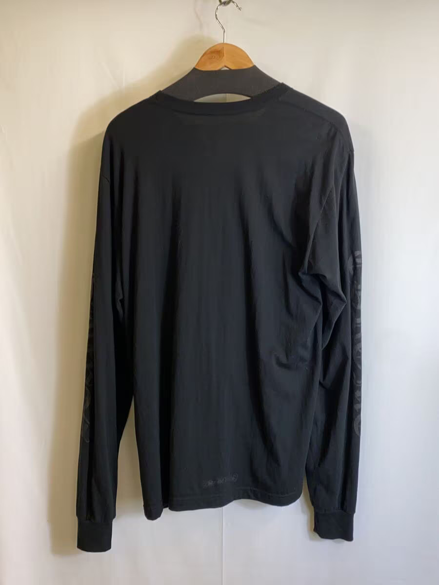 CHROME HEARTS Long Sleeve T Shirt XL Cotton BLK Solid thumbnail 2