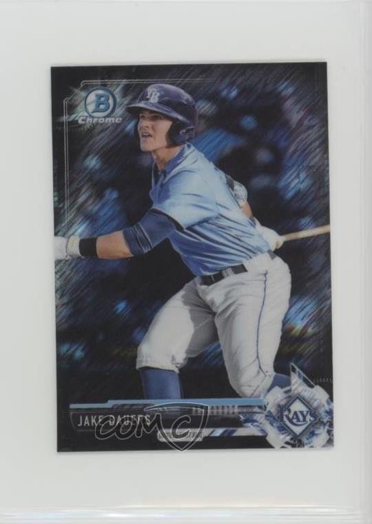 2017 Bowman Chrome Minis Factory Set Black Shimmer Refractor Jake Bauers 8t7