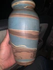 Niloak Pottery Swirl Vase Signed