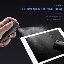 2 In 1 Phone Computer Screen Cleaner Kit For Screen Dust Removal Microfiber Clot