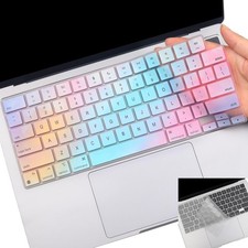 2 Pack Keyboard Cover for MacBook Pro 16" 14" M4 M3 M2 M1 Pro/Max 2023 2022 2...