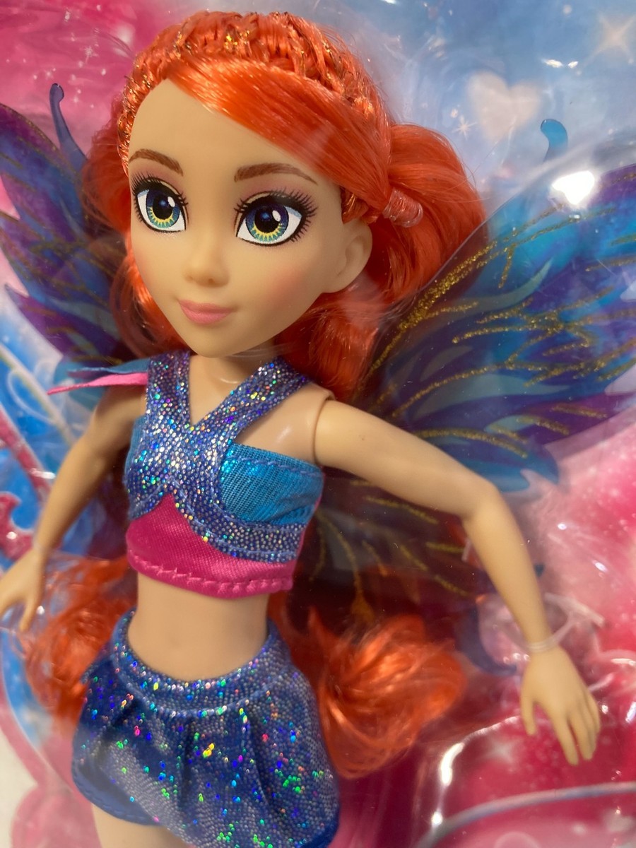 Winx Club Beauty Pop Doll Bloom with Fashion Concert Outfit & Glitter Gel - Poupée de fée entièrement articulée avec Accessoires de beauté - Jouet Officiel pour Filles - Âge 4