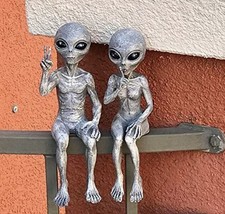 15cm Happy Halloween Horror Alien Statue Ornaments Home Bedroom Decoration