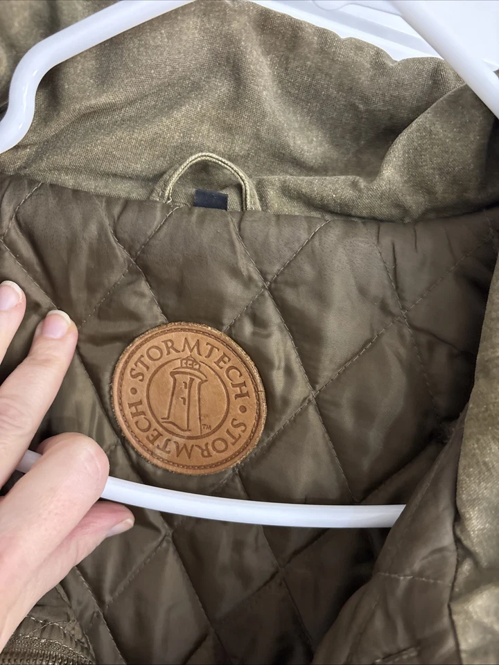 Chaleco con cremallera completa aislante térmico marrón desgastado Stormtech 2XL para hombre Foto 2 de 4