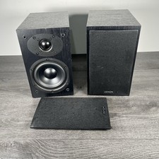 Denon SC-M41 Bookshelf Speakers Black 60W RMS 6 Ohm HiFi Audio