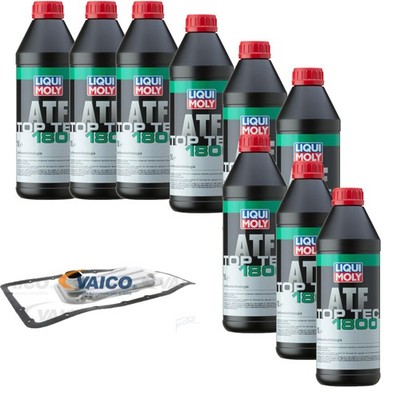 9 L Liqui Moly Top Tec ATF 1800 VAICO Getriebeölfilter für Toyota Hilux VII