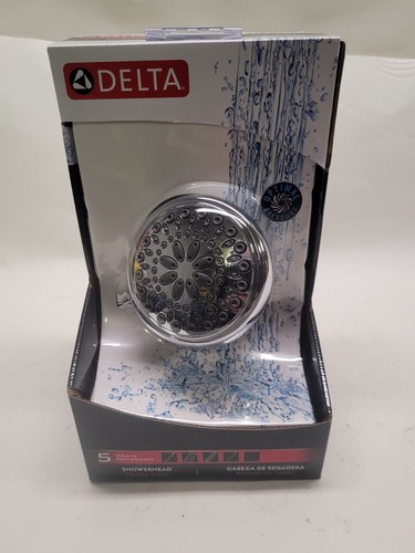 Delta 75551 Massageduschkopf mit fünf Strahlarten Chrom Wasserhahn - Bild 8 von 8