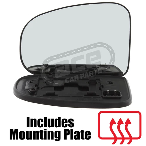 Fits Toyota Prius ZVW30 2009-2016 Heated Convex Wing Mirror Glass Passenger Side