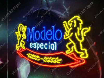 Modelo Especial Cerveza Mexican Beer Vivid LED Neon Sign Light
