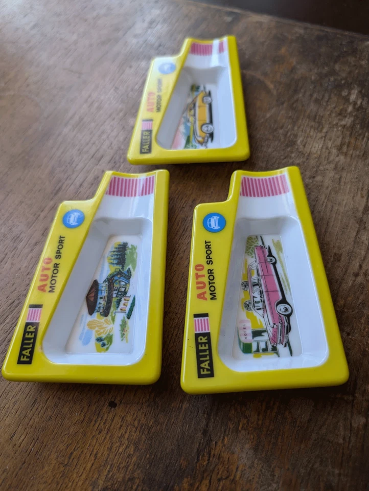 * Редкий * Faller AMS Auto Motor Sport пепельницы: Porsche 356, Opel Kapitan и кафе - Изображение 3 из 4