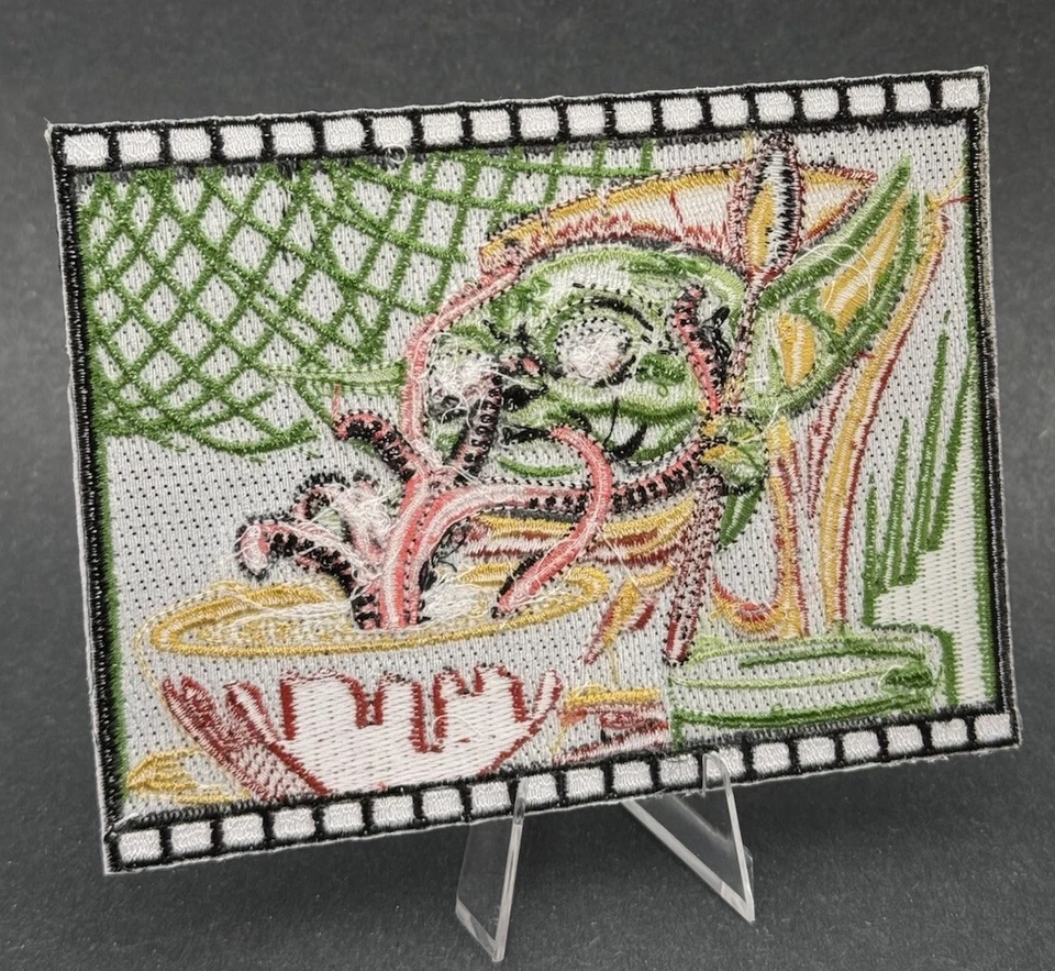 Star Wars "The Child" Grogu Baby Yoda Eating Cute Embroidered Patch 3.75”x5” HTF - Image 2 of 3