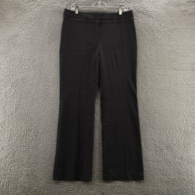 Rafaella Classic Bootcut Dress Pants Womens 12 (actual 35x31) Gray Mid Rise NEW