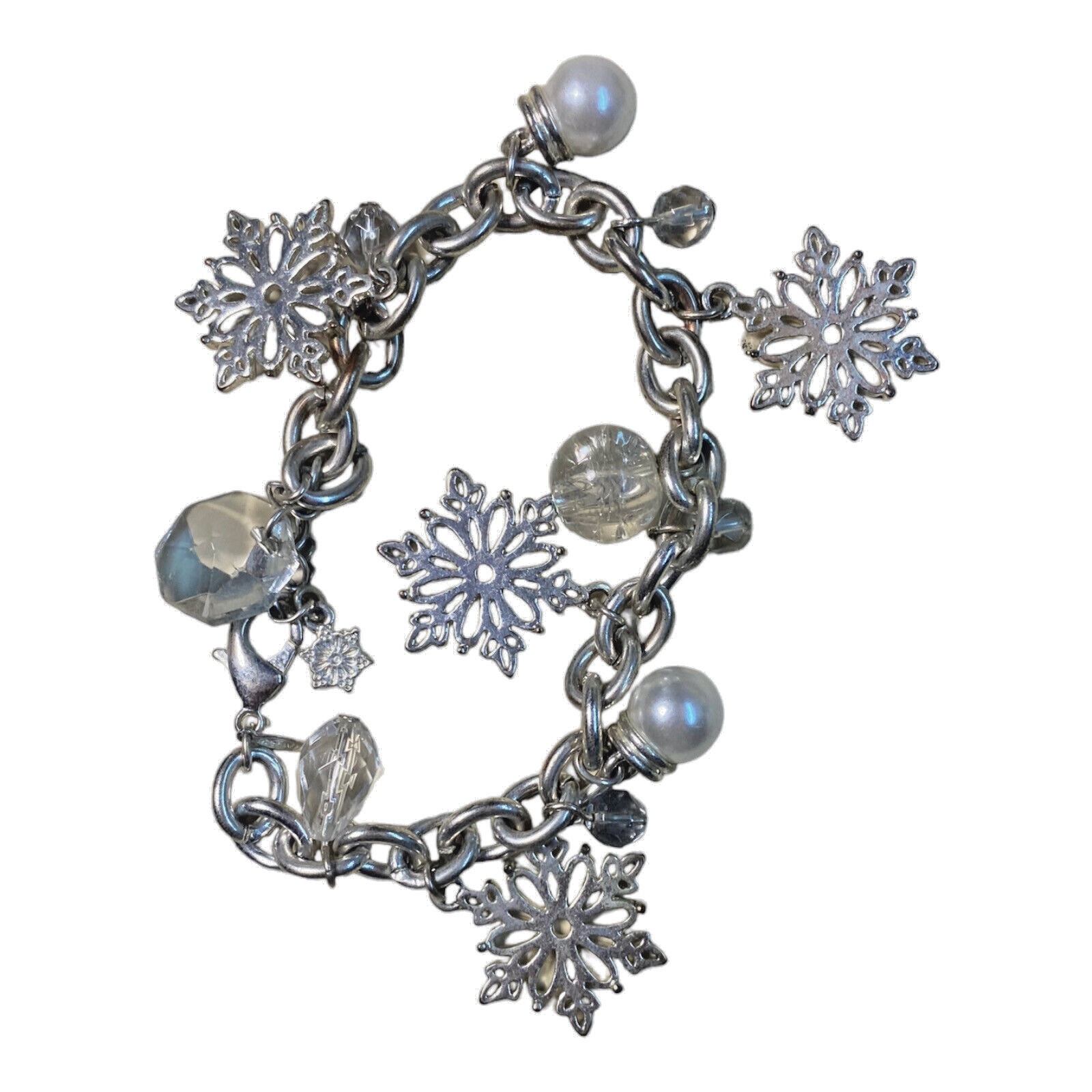 Lot of 8 Costume Jewelry Statement Pieces Bracelets Necklaces Earrings