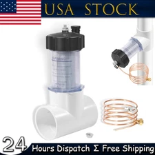 Replacement 2" Inline Zinc Anode 104-D with Coopper Wire for Saltwater Pool