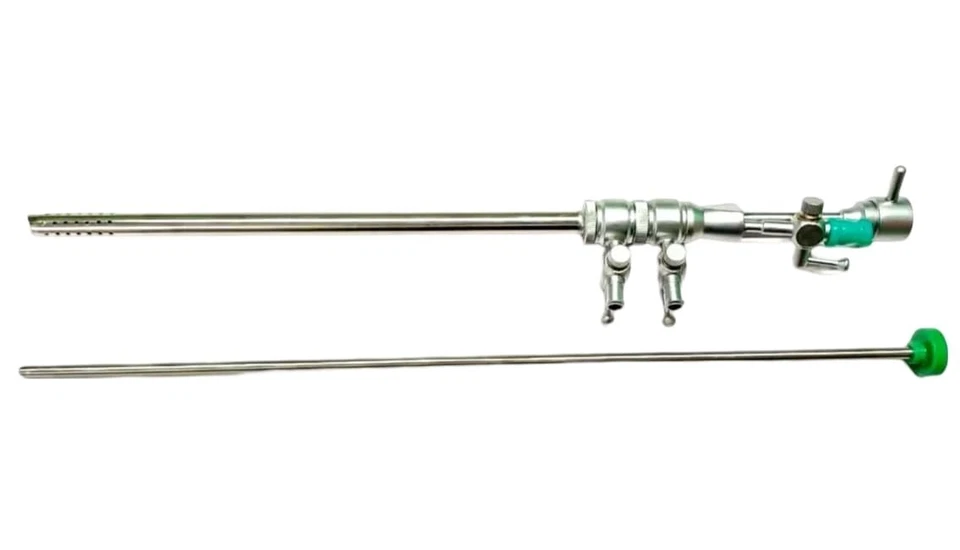 Laparoscopic Bettocchi Inner Outer Sheath Operative Double Channel 4mm 30 Degree - Image 3 of 4