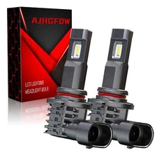 AJHGFOW 9006 LED Headlight 6000K Low Beam Bulbs Conversion Kit Crystal White