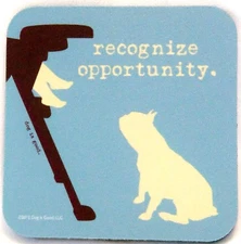 High Cotton Dog is Good® Opportunity Humorous Drink Coaster Dog