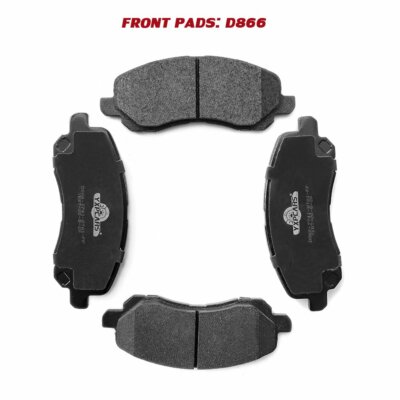 A-Premium Rear Ceramic Brake Pads Set | Fits Chrysler 200, Dodge Avenger, Jeep Compass/Patriot, Mitsubishi Lancer